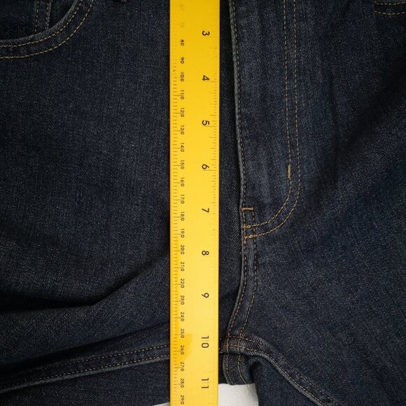 NWT Eddie Bauer Men's Size 30/32 Stretch Breathable Dark Wash Blue Jeans - Picture 13 of 14